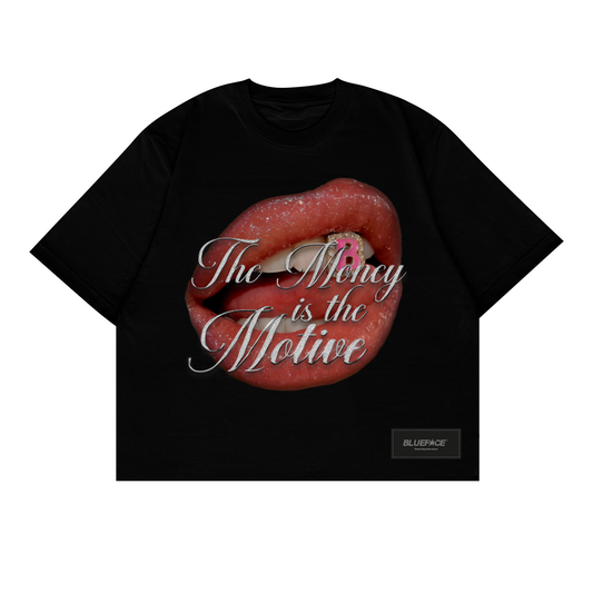 THE MONEY I$ THE MOTIVE BOXY FIT T-SHIRT
